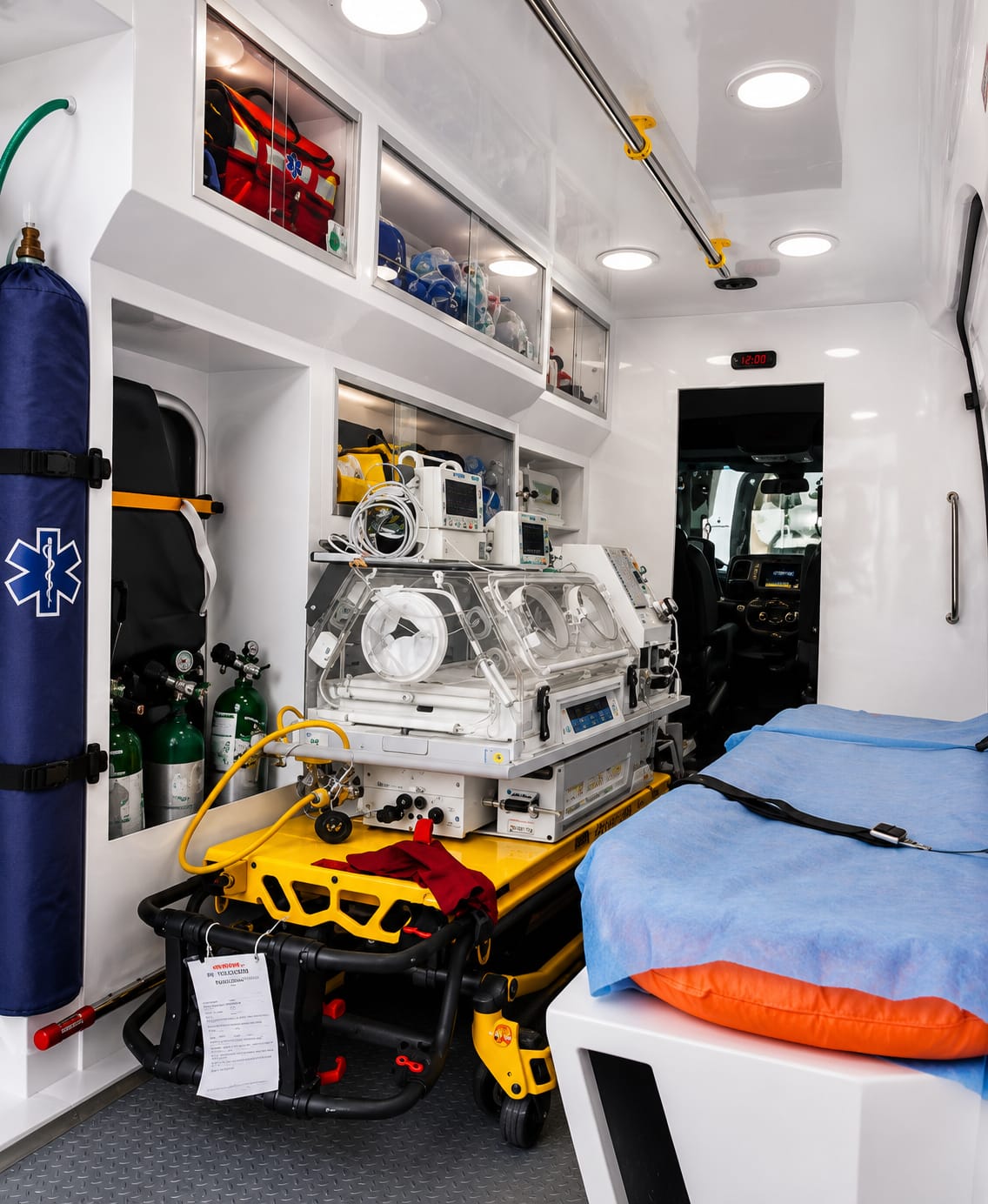 Flotilla de 25 ambulancias especializadas